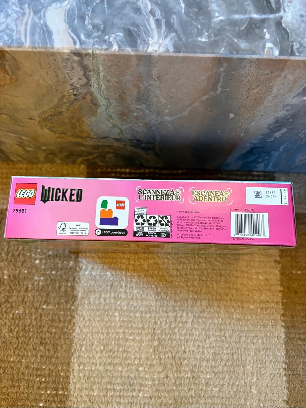 LEGO Wicked Glinda, Elphaba & Nessarose at Shiz Uni set NEW {75681}